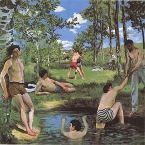 Frederic Baxille Bathers (mk09) oil painting picture